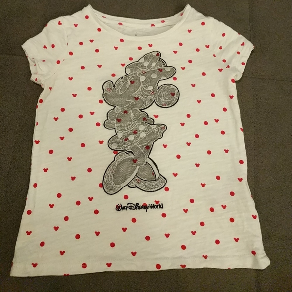 DisneyWorld🐭♥️MinnieMouse Tshirt♥️🐭2T, (sizeXXS)